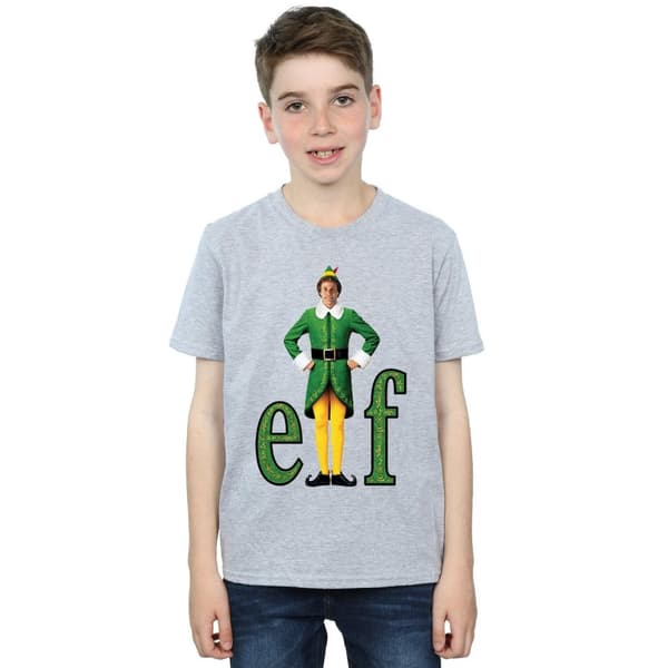 Elf T-shirt med Buddy-logotyp för pojkar