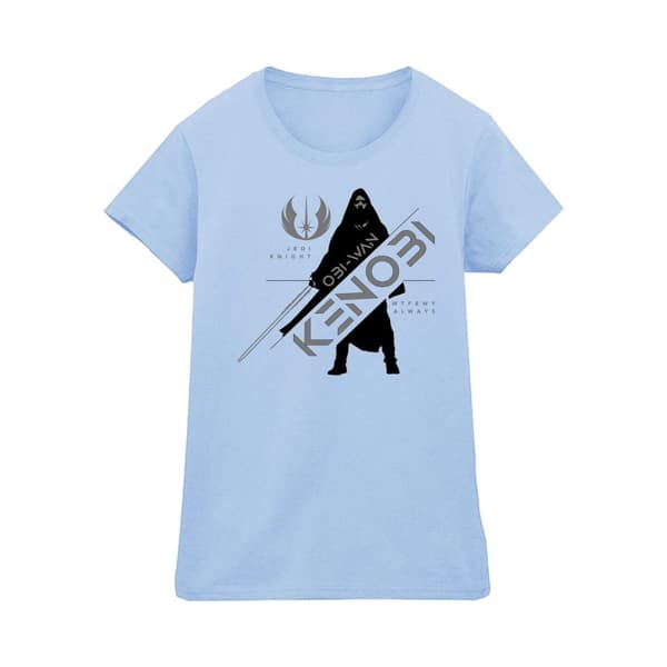 Star Wars Dam/Tjej Obi-Wan Kenobi Jedi Knight - T-shirt i bomull