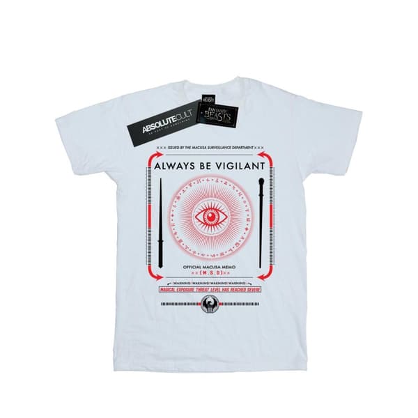 Fantastic Beasts T-shirt i bomull för flickor - Always Be Vigilant