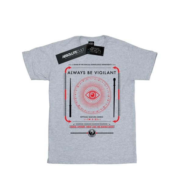 Fantastic Beasts T-shirt i bomull för flickor - Always Be Vigilant