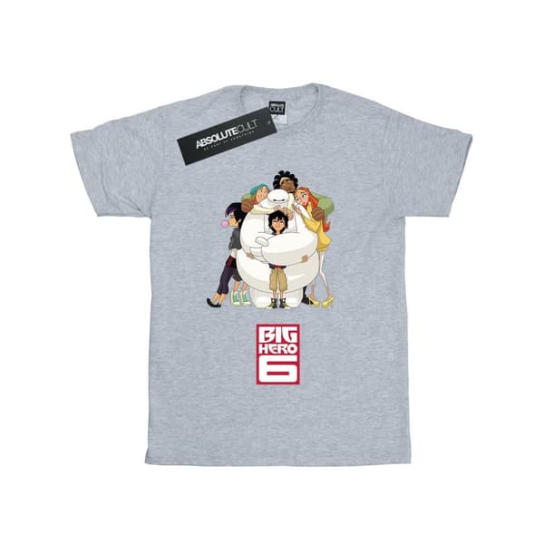 Disney Mens Big Hero 6 Baymax Hug T-Shirt