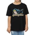 Miniatyrbild 3 av 5: DC Comics Wonder Woman Smile T-shirt i bomull för flickor