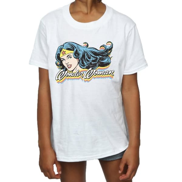 DC Comics Wonder Woman Smile T-shirt i bomull för flickor