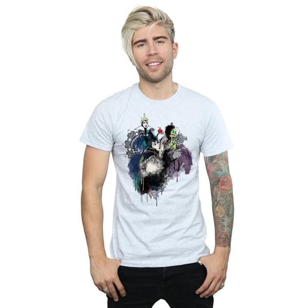 Disney Mens Villains Sketch T-Shirt
