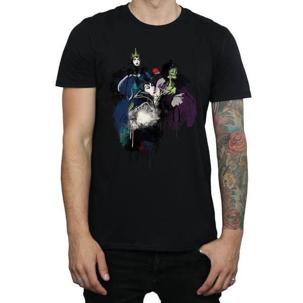 Disney Mens Villains Sketch T-Shirt