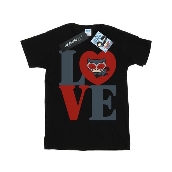 DC Comics Pojkar - Chibi Catwoman Love T-shirt
