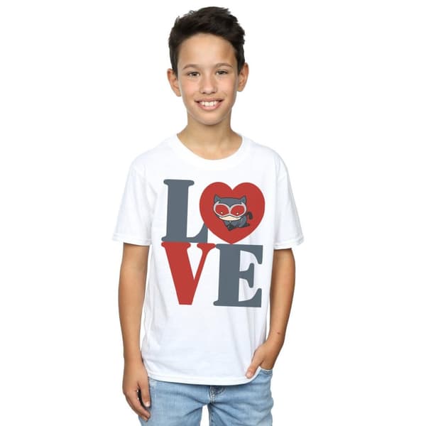 DC Comics Boys Chibi Catwoman Love T-Shirt