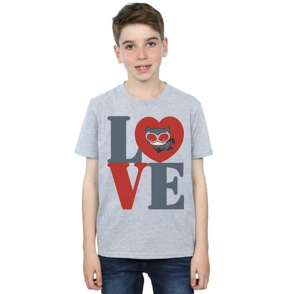 DC Comics Pojkar - Chibi Catwoman Love T-shirt