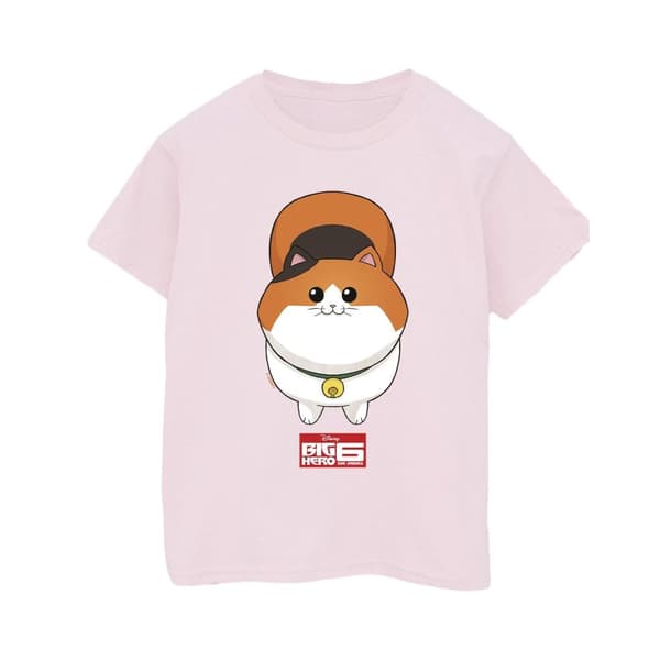 Disney Mens Big Hero 6 Baymax Kitten Face T-shirt