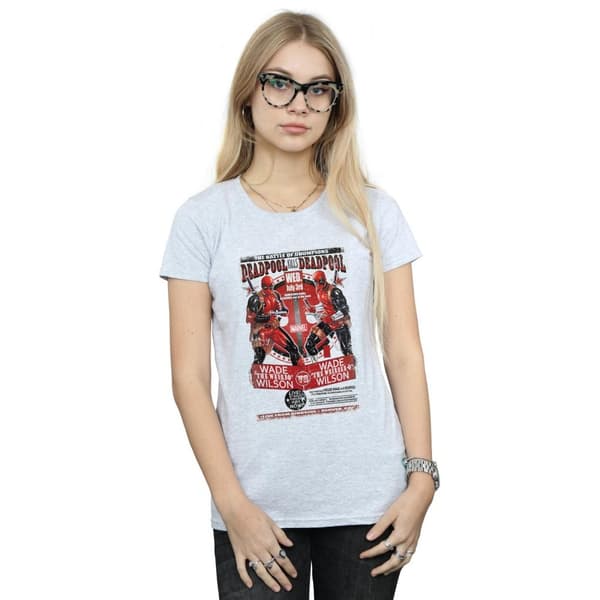 Marvel Womens/Ladies Deadpool Kills Deadpool Cotton T-Shirt
