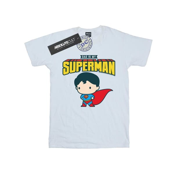 DC Comics Superman My Dad Is My Hero T-shirt i bomull för flickor