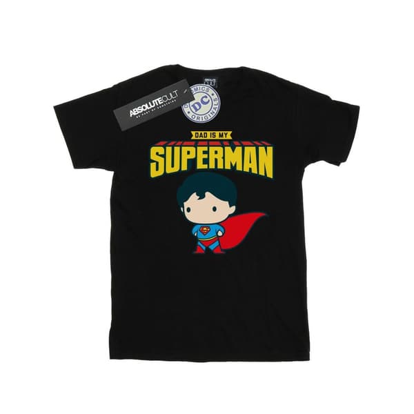 DC Comics Superman My Dad Is My Hero T-shirt i bomull för flickor