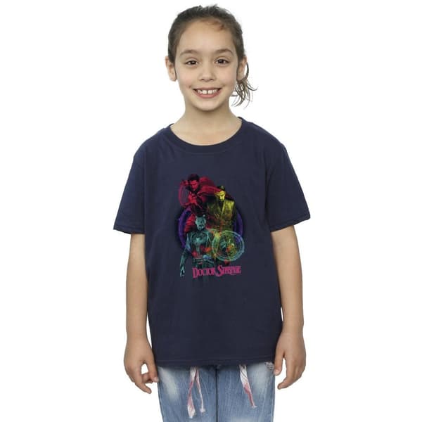 Marvel Girls Doctor Strange Rainbow Cotton T-Shirt