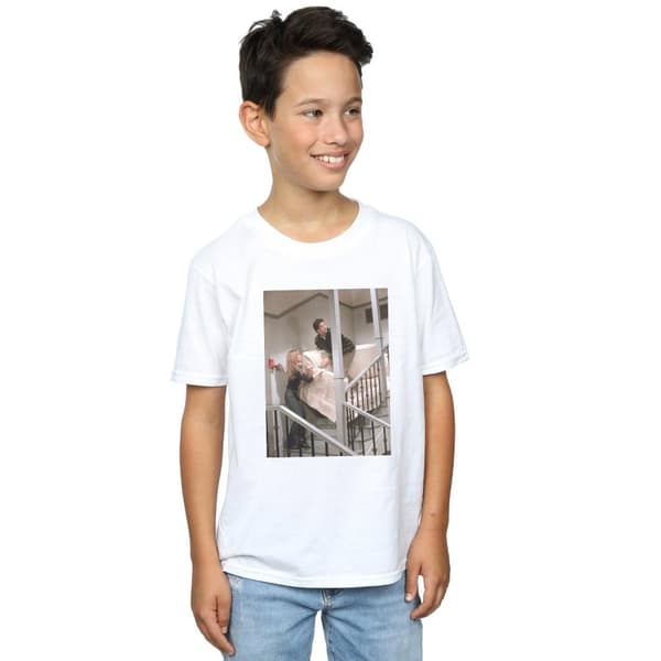 Friends Boys Sofa Stairs Photo T-Shirt