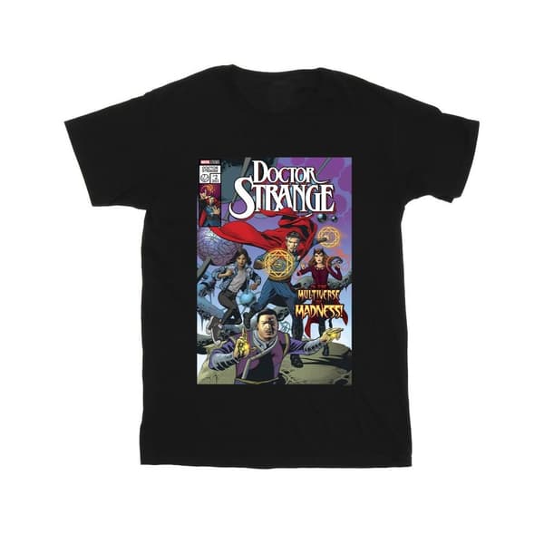 Marvel Girls Doctor Strange Comic Circles Cotton T-Shirt