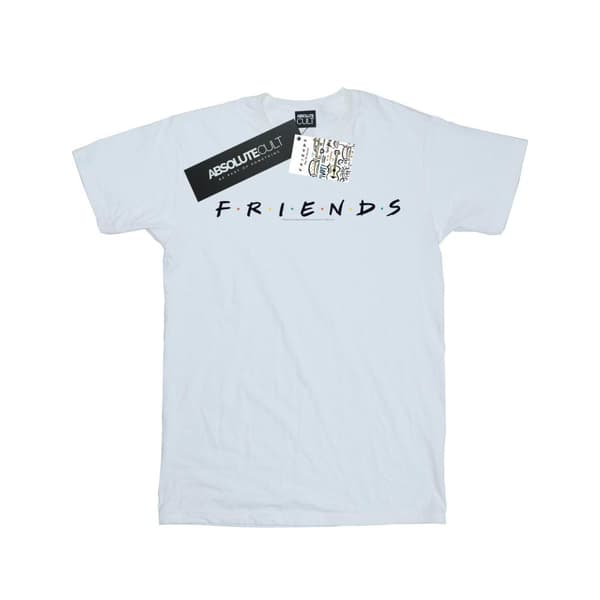 Friends T-shirt i bomull med textlogga för flickor