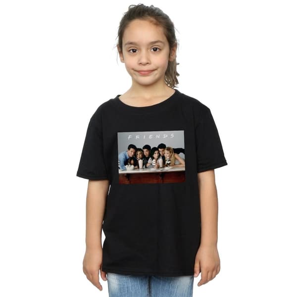 Friends Girls Group Photo Milkshakes Cotton T-Shirt