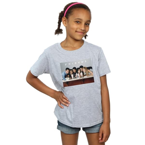 Friends Girls Group Photo Milkshakes Cotton T-Shirt