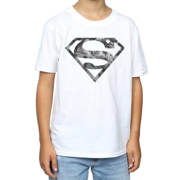 DC Comics Boys Superman Marble Logo T-Shirt