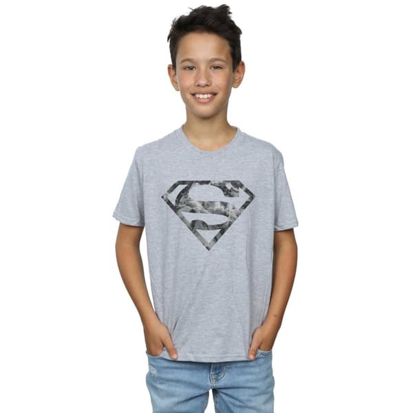 DC Comics Pojkar - Superman T-shirt med marmorlogga
