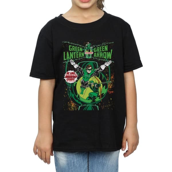 DC Comics Green Lantern Arrow Cover T-shirt i bomull för flickor