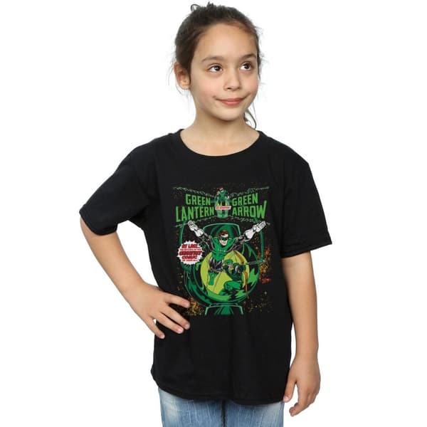 DC Comics Green Lantern Arrow Cover T-shirt i bomull för flickor