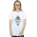 Miniatyrbillede 2 af 3: Corpse Bride Womens/Ladies Sketched Bride Cotton Boyfriend T-Shirt