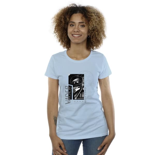 Star Wars Dam/Tjej Obi-Wan Kenobi Sith SciFi Collage Bomulls-T-shirt