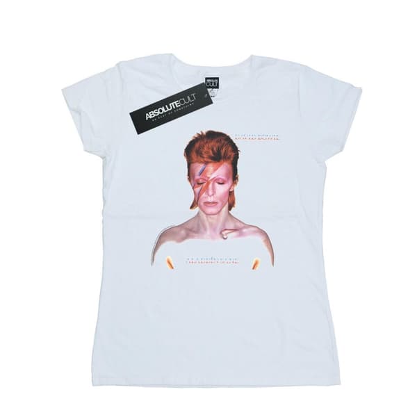 David Bowie Womens/Ladies Aladdin Sane Version Cotton T-Shirt