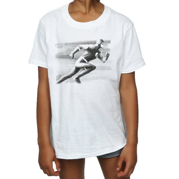 DC Comics Girls The Flash Spot Racer Cotton T-Shirt