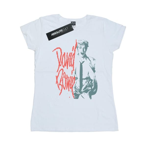 David Bowie Dam/Tjej - Mono Shout - Bomulls-T-shirt