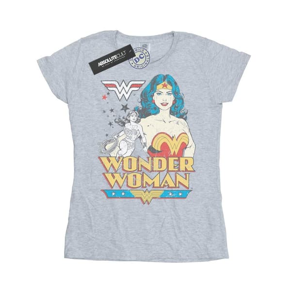 DC Comics Womens/Ladies Wonder Woman Posing Cotton T-Shirt