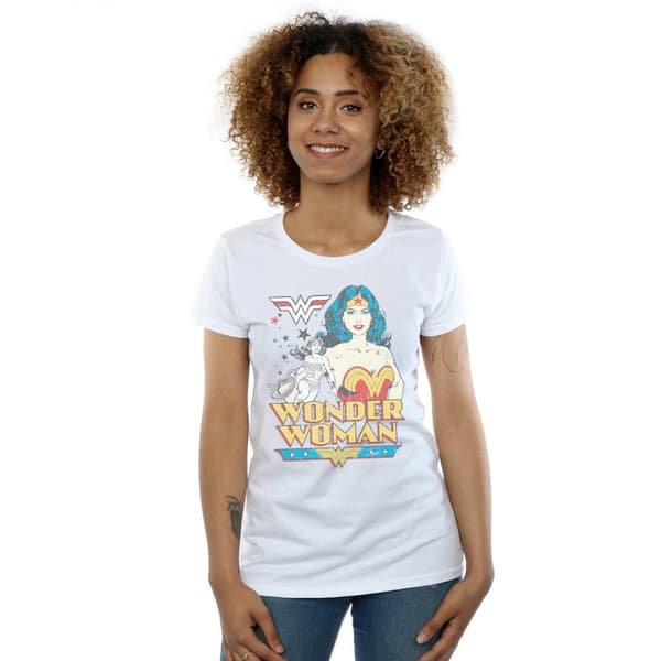 DC Comics Womens/Ladies Wonder Woman Posing Cotton T-Shirt