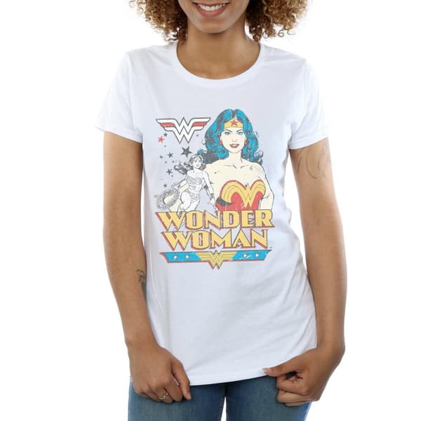 DC Comics Womens/Ladies Wonder Woman Posing Cotton T-Shirt