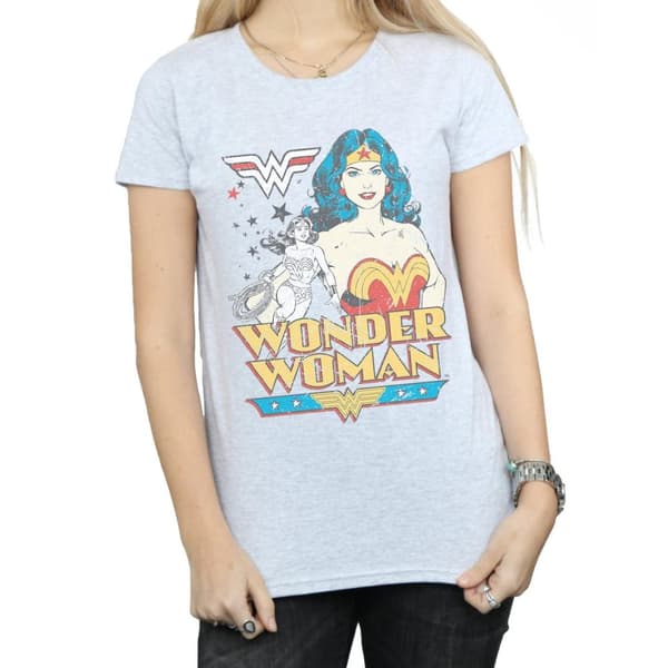 DC Comics Womens/Ladies Wonder Woman Posing Cotton T-Shirt