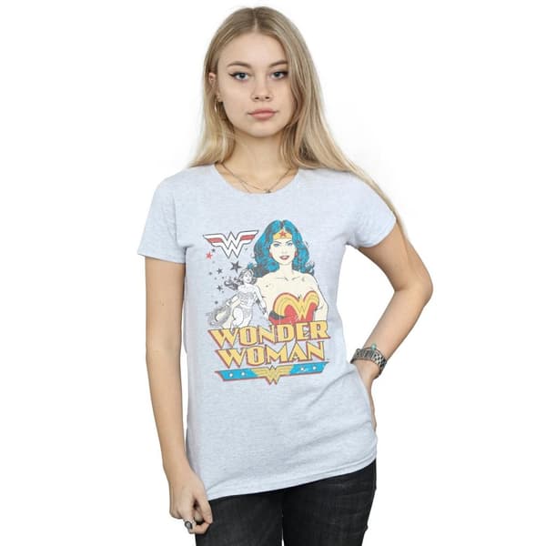 DC Comics Womens/Ladies Wonder Woman Posing Cotton T-Shirt