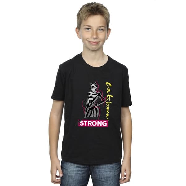 DC Comics Boys Batman Catwoman Strong T-Shirt