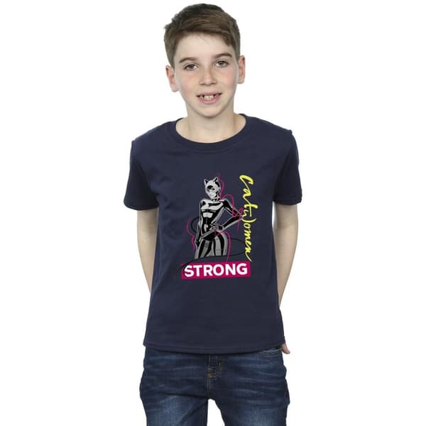 DC Comics Boys Batman Catwoman Strong T-Shirt
