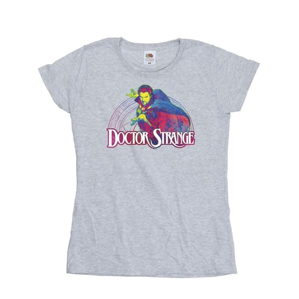 Marvel Womens/Ladies Doctor Strange Pyschedelic Cotton T-Shirt
