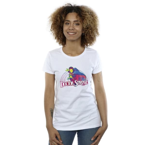Marvel Womens/Ladies Doctor Strange Pyschedelic Cotton T-Shirt