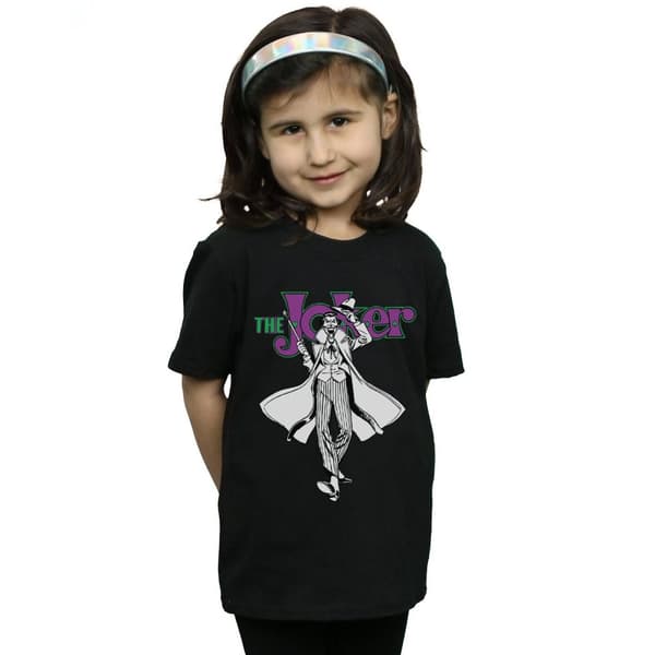 DC Comics Joker Pose T-shirt i bomull för flickor