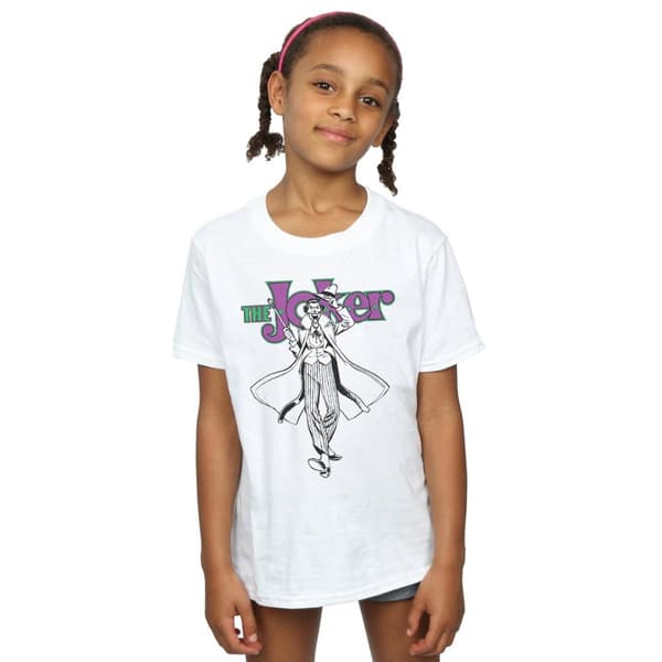DC Comics Joker Pose T-shirt i bomull för flickor