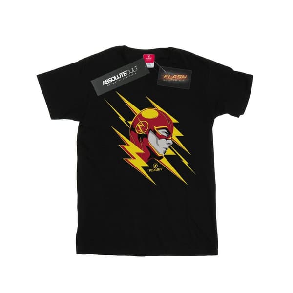 DC Comics Pojkar - The Flash - T-shirt med blixtporträtt Black 7-8 Years
