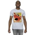 Miniatyrbilde 2 av 3: Disney Mens Big Hero 6 Baymax Flying Baymax Newspaper T-Shirt