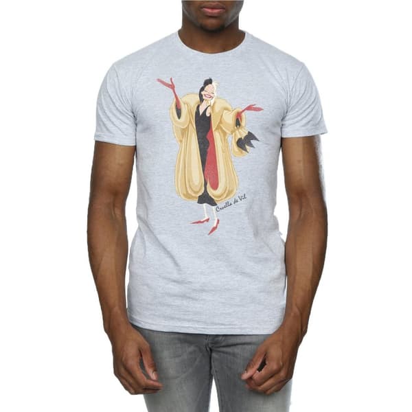 Disney Herr 101 Dalmatiner Klassisk Cruella De Vil T-shirt