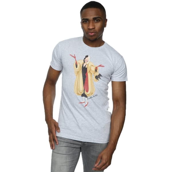 Disney Herr 101 Dalmatiner Klassisk Cruella De Vil T-shirt