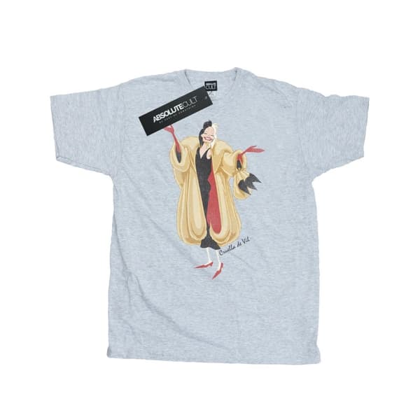 Disney Herr 101 Dalmatiner Klassisk Cruella De Vil T-shirt
