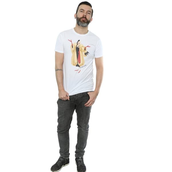 Disney Herr 101 Dalmatiner Klassisk Cruella De Vil T-shirt