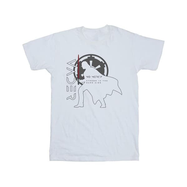 Star Wars: Obi-Wan Kenobi Girls Vader No Mercy Cotton T-Shirt
