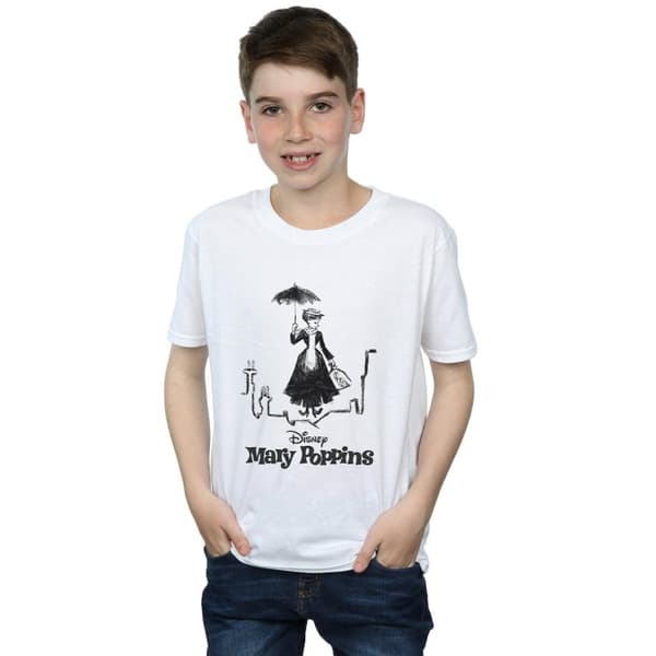 Disney Mary Poppins Rooftop Landing T-shirt för pojkar